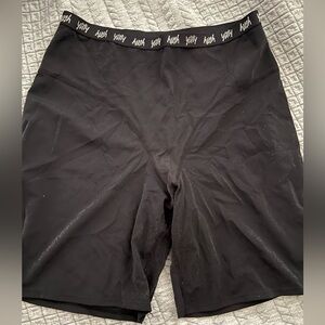 Yitty Black Sparkle Biker Stretch Shorts